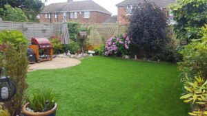 Great result at artificial grass installation in Heswall - Artificial Grass Wirral Fantastic Result after photo of artificial grass Heswall