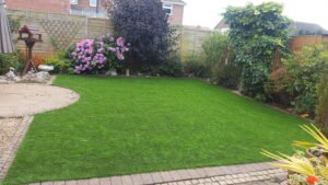 fantastic transformation at artificial grass job in Heswall after - Artificial Grass Wirral Beautiful artificial grass in Heswall